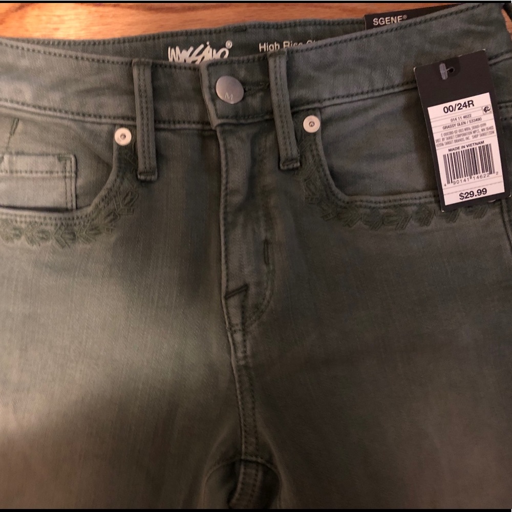 Mossimo High Rise Skinny Power Stretch Jean 00/24R - Picture 4 of 8